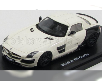 MERCEDES-BENZ Sls Coupe Brabus 700 Biturbo (2011), White Black