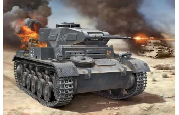 Сборная модель Немецкий легкий танк Pz.Kpfw.II Ausf.F