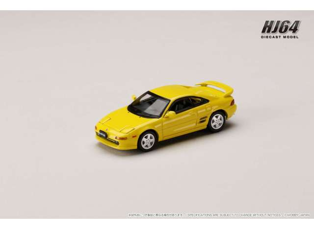 Toyota MR2 (SW20) GT-S, super bright yellow 1993