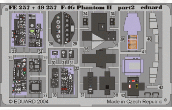 Цветное фототравление для F-4G