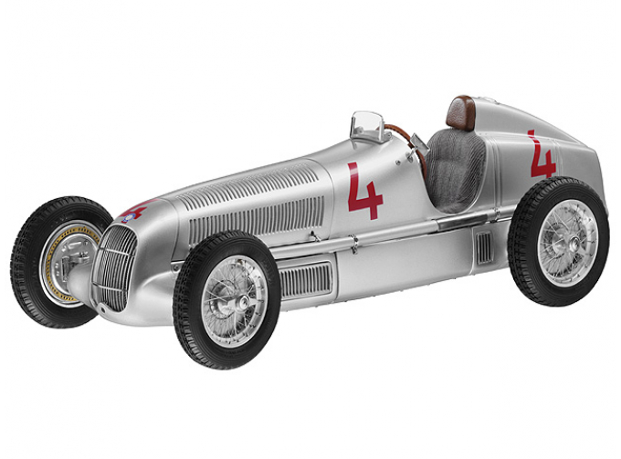 MERCEDES-BENZ W25 GP Monaco #4 Луиджи Фаджиоли (1935), silver