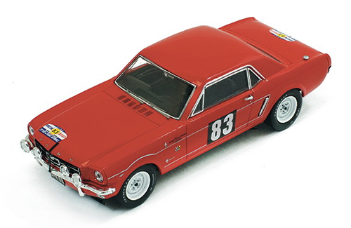 FORD Mustang No.83 Procter / Cowan Winner Rally Tour De France (1964), red
