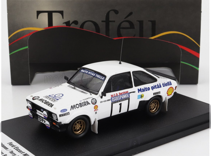 FORD Escort Mkii №1 Rally 1000 Lakes (1982) Ari Vatanen - Terry Harryman, White