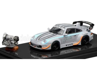 PORSCHE 911 993 RWB Rauh Welt Motozolo Coupe (1993), silver