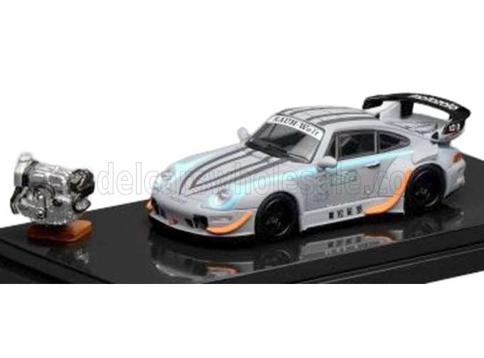 PORSCHE 911 993 RWB Rauh Welt Motozolo Coupe (1993), silver