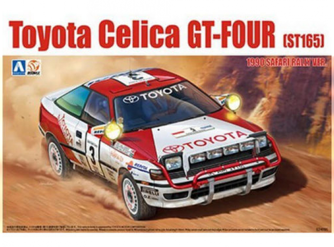 Сборная модель Toyota Celica ST-165 GT-Four 1990 Safari Rally Ver.