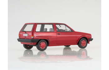 VOLKSWAGEN Polo II (type 86c) hatchback Fox, red without showcase