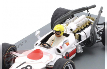 HONDA RA302 #18 France GP Formula 1 Jo Schlesser (1968)