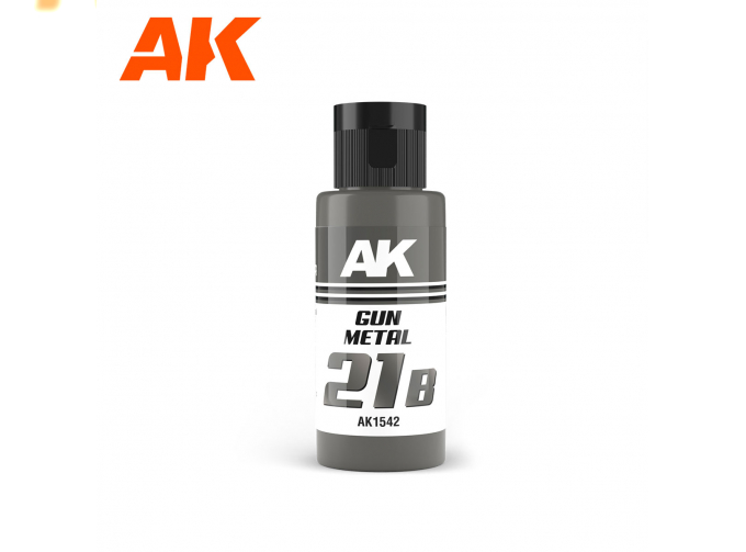 Краска акриловая Dual Exo 21B - Gun Metal, 60ml