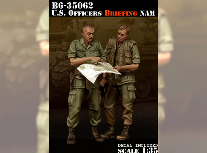 U.S. Officers Briefing 'Nam / Инструктаж американских офицеров Вьетнам