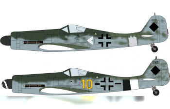 Сборная модель Немецкий высотный истребитель Focke-Wulf Fw 190D-11/13 Combo (2 модели) Limited Edition