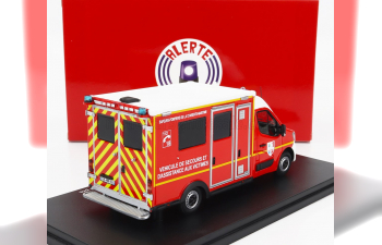 RENAULT Master Van Was Sdis 17 Vehicule De Secours Et D'assistance Aux Victimes Ambulance Sapeurs Pompier (2019), Red White