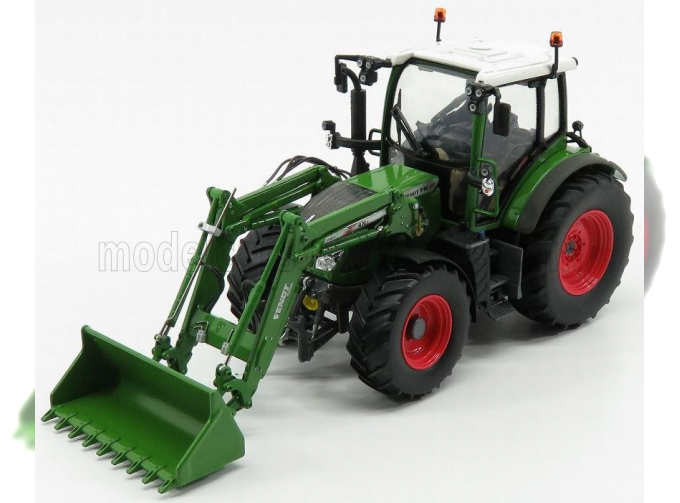 FENDT 516 Vario Tractor With 4 X 80 Cargoprofi Front Loader (2016), Green White