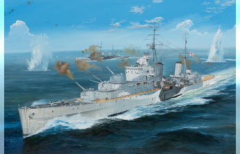 Сборная модель Британский лёгкий крейсер HMS Argonaut