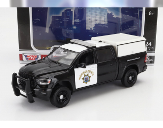 DODGE Ram 1500 Pick-up Laramine Crew Cab California Highway Patrol Police (2019), Black White