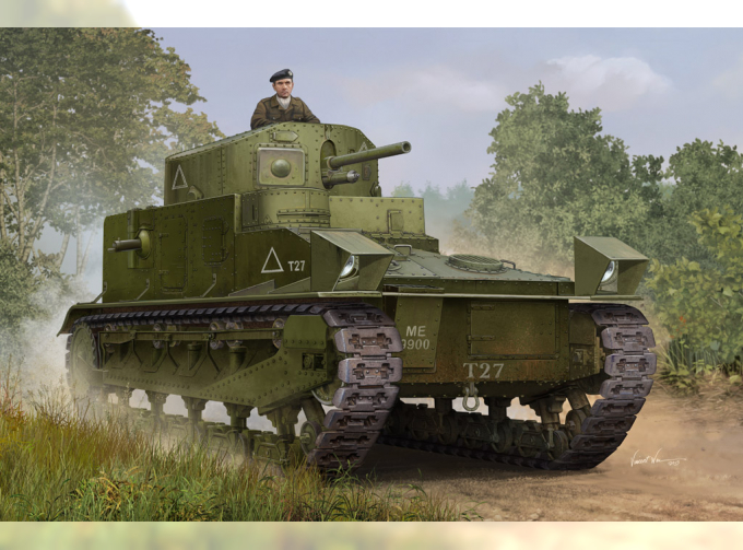 Сборная модель Vickers Medium Tank Mk I