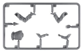 Сборная модель Фигурки немецкий танковый экипаж / Soldier Military Panzer Crew (1944)