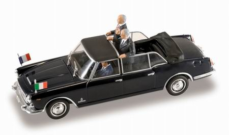 LANCIA Flaminia Presidenziale De Gaulle Saragat, черный