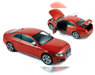 AUDI S5 Coupe 2009, red