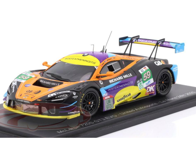 McLAREN 720S GT3 Evo №59 24h LeMans James Cottingham, Grégoire Saucy, Sébastien Baud (2025)