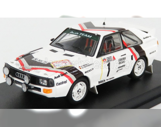 AUDI Quattro Sport (night Version) №1 Winner Rally Stadte (1984) - Saturday Version W.rohrl - C.geistdorfer, White