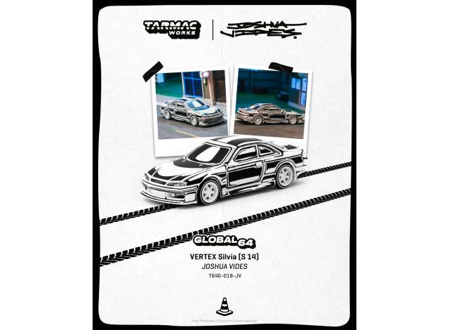 Vertex Nissan Silvia (S14), Designed by Joshua Vides, chrome