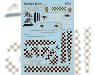 Декаль Fokker D VII Part 2 The complete set 3 leaf