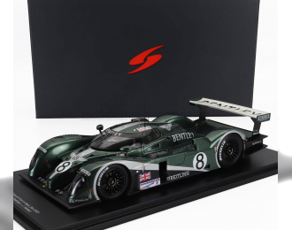 BENTLEY Exp Speed 8 4.0l Turbo V8 Team Bentley №8 2nd 24h Le Mans (2003) Johnny Herbert - David Brabham - Mark Blundell, Green Met