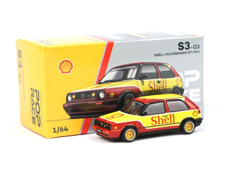 VOLKSWAGEN Golf GTI Mk2 Shell, red / white