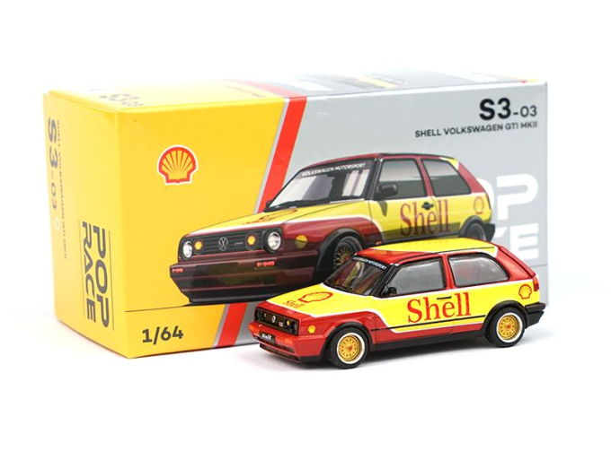 VOLKSWAGEN Golf GTI Mk2 Shell, red / white