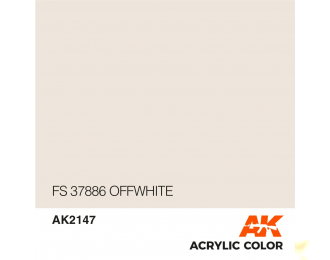 Краска акриловая FS 37886 OFFWHITE 17ML