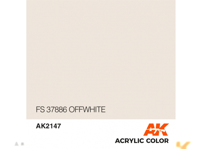 Краска акриловая FS 37886 OFFWHITE 17ML