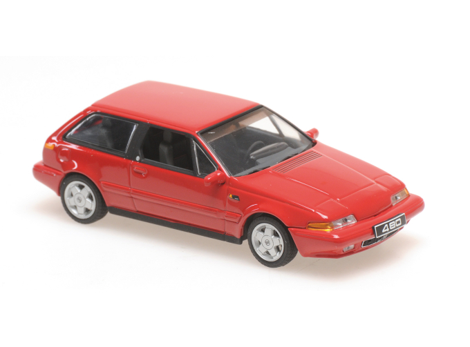 VOLVO 480 ES Coupe (1986), red
