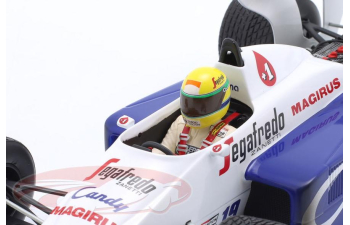 TOLEMAN F1 Tg184 Hart Turbo №19 2nd Monaco Gp (1984) Ayrton Senna (1984) + книга Ayrton Senna – Neue Bilder einer Legende
