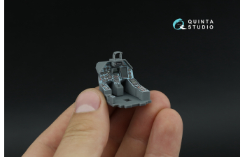 3D Декаль интерьера кабины Ка-50 (серо-голубые панели) (arma models)