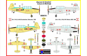 Сборная модель Zlin Z-126