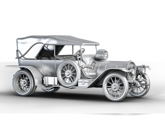 Delaunay-Belleville 45\50CV Kellner дубль-фаэтон 1913 год. (тент поднят), темно-зеленый