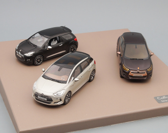 набор CITROEN DS2011 - DS3 Matte Black, DS4 Matte Purple, DS5, Matte White Pearl