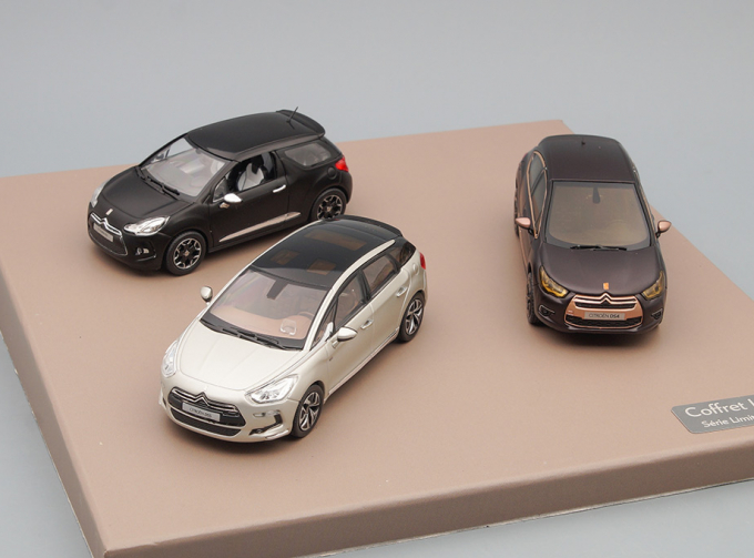 набор CITROEN DS2011 - DS3 Matte Black, DS4 Matte Purple, DS5, Matte White Pearl