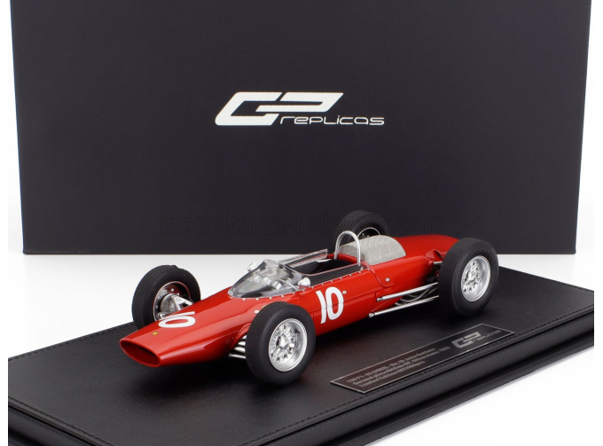 FERRARI F1156 F1-63 №10 2nd British Silverstone Gp (1963) John Surtees, Red
