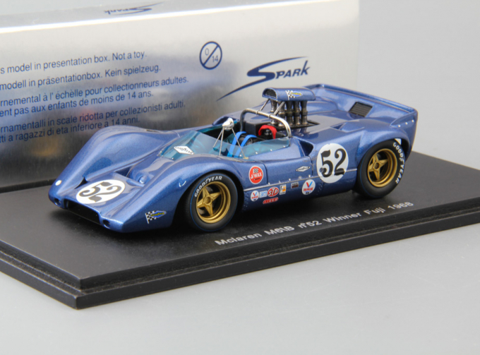 McLaren M6\B #52 Winner Fuji (1968), blue