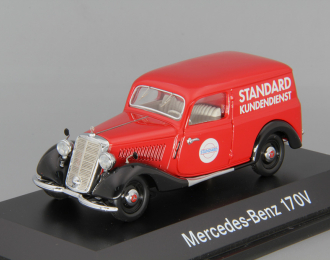 MERCEDES-BENZ 170V Kastenwagen "Standard Kundendienst", red