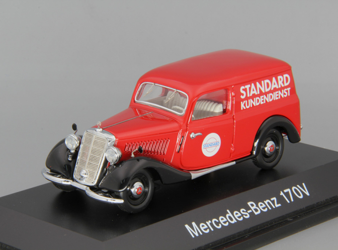 MERCEDES-BENZ 170V Kastenwagen "Standard Kundendienst", red