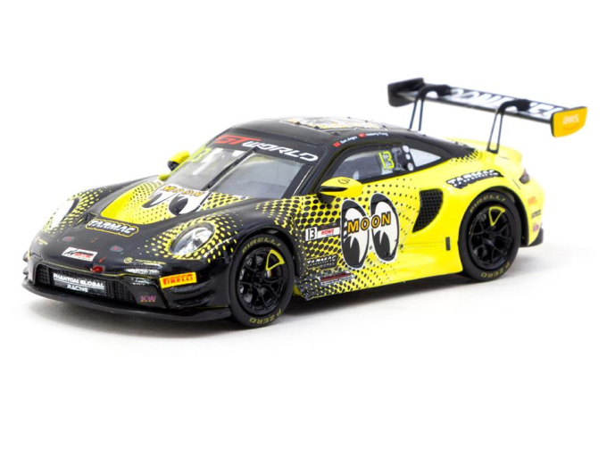 PORSCHE 911 GT3 R Sun Jingzu/Adderly Fong GT World Challenge Asia (2025) Phantom Global Racing, black/yellow