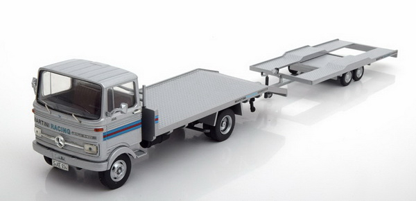 MERCEDES-BENZ LP 608 "Martini" автовоз с прицепом 1970 Silver