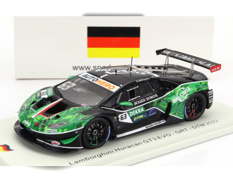 LAMBORGHINI Huracan Gt3 Evo №63 Grt Dtm (2022) Mirko Bortolotti, Black Green