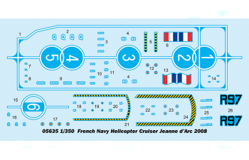 Сборная модель Французский крейсер-вертолетоносец Jeanne d’Arc 2008