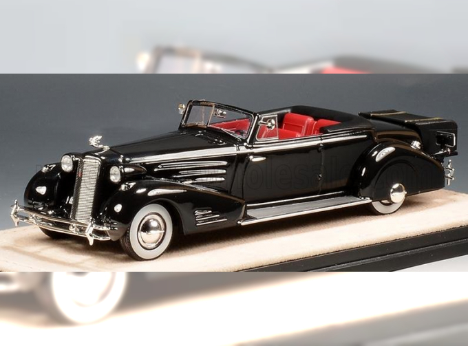 CADILLAC 452D V16 Victoria Convertible Open 1934, black