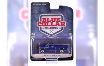 FORD F-250 XL 4x4 пикап со снежным отвалом (1991), Deep Shadow Blue Metallic