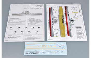 Сборная модель Американский авианосец USS SARATOGA CV-3